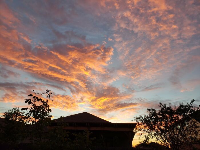 It's Autumn In Texas, So That Means It's Still 90 Degrees Out. But The Sunrises Are Amazing