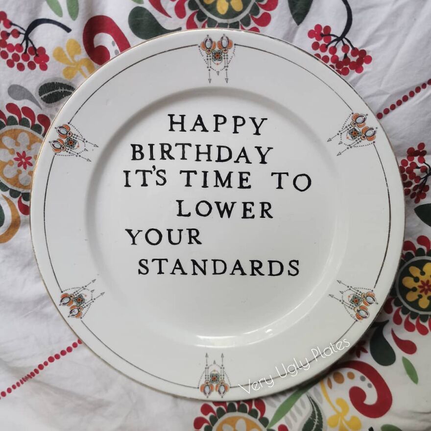 My 50 'Very Ugly Plates' With Dark Humor Captions