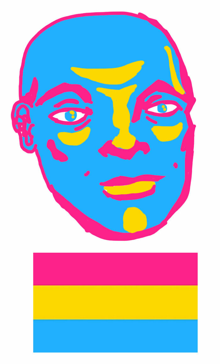 Based On Pansexual Flag