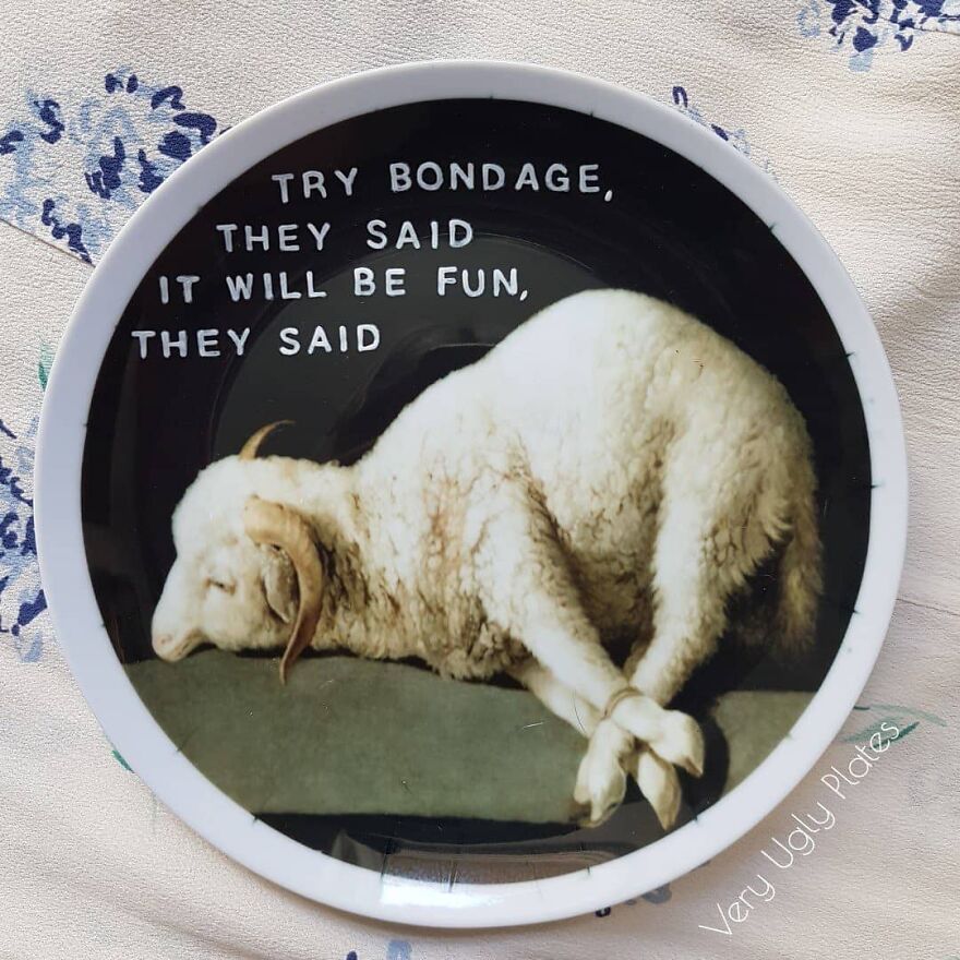 My 50 'Very Ugly Plates' With Dark Humor Captions