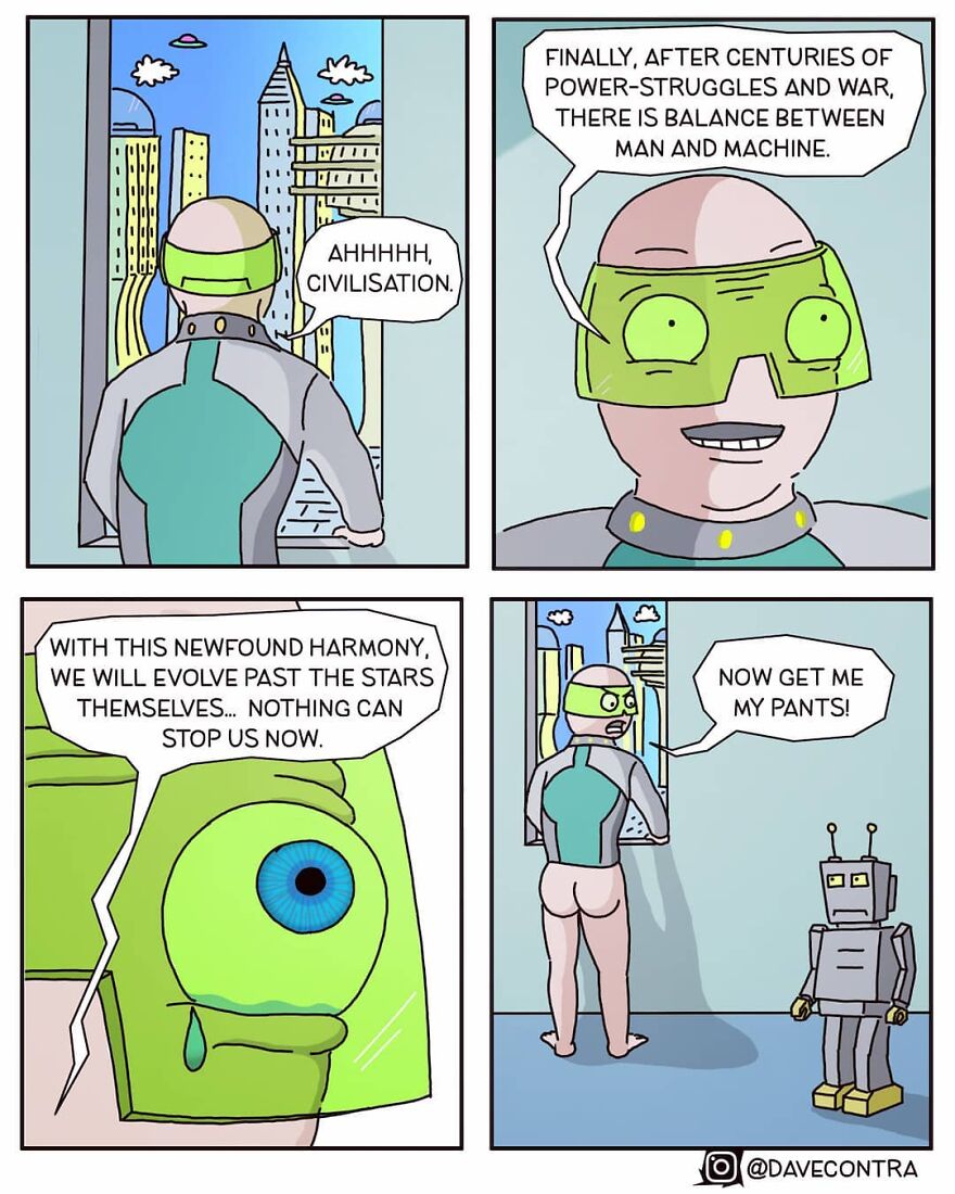 Artist Makes Comics With Morbid Humor And Politically Incorrect