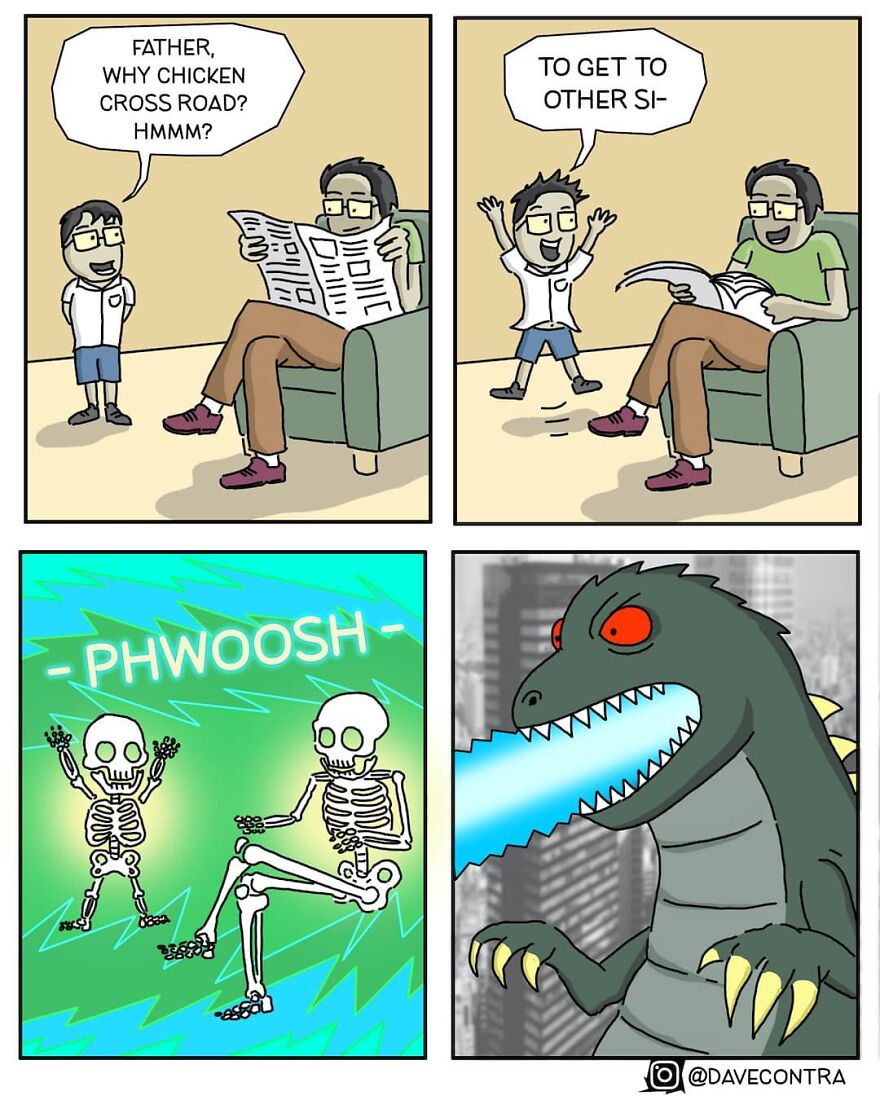 Artist Makes Comics With Morbid Humor And Politically Incorrect