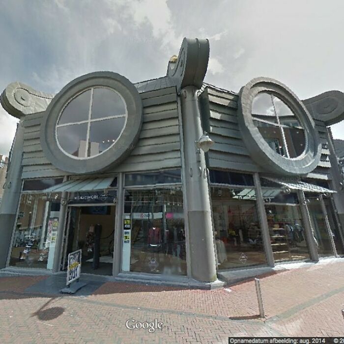 You Know How Theme Parks Sometimes Have Hotels? This Could Be One, Except The (Ugly) Truth Is That This Is Standing Right In The Middle Of A Dutch City