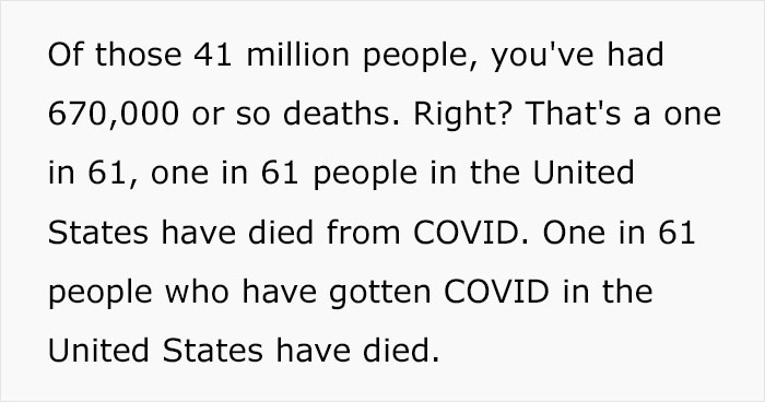 Mom Uses Math To School A Covid Skeptic On The Odds Of Surviving Covid With And Without A Vaccine