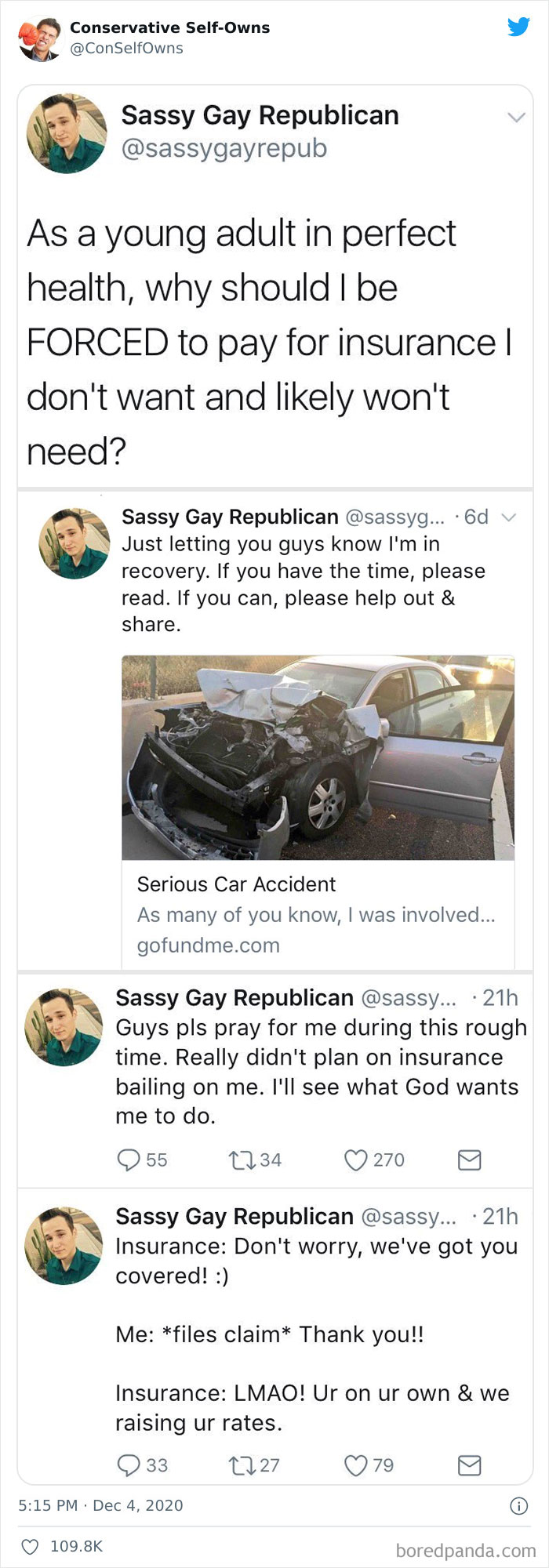 Conservative-Self-Owns-Fails