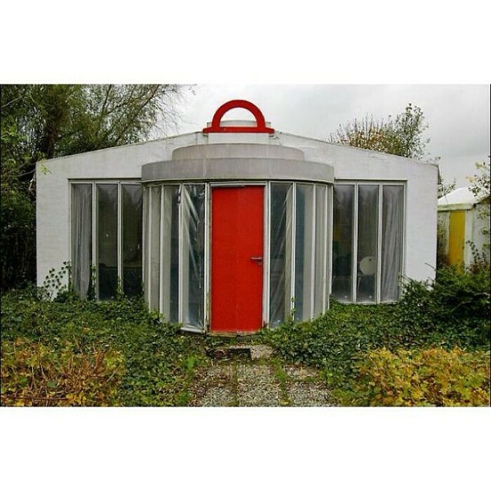 After Her Encounter With The Wolf, Little Red Riding Hood Commissioned An Architect To Build Her This Safe House