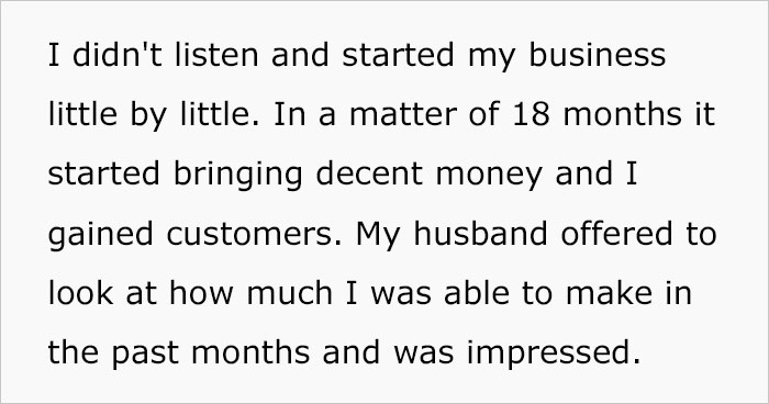 Husband Asks For 50% Of Wife's Booming Business Despite Never Believing In It, Wife Isn&rsquo;t Having Any Of It