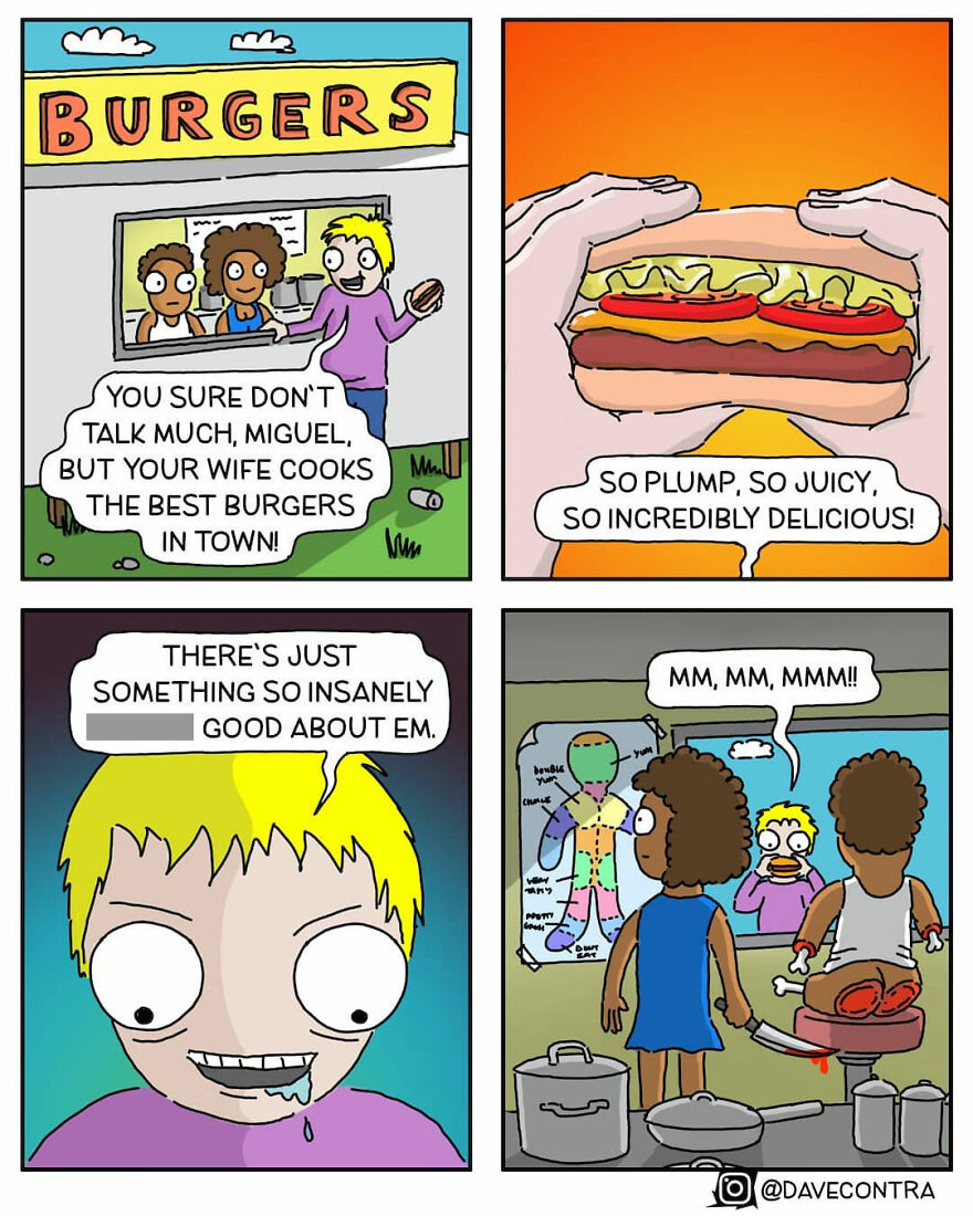 Artist Makes Comics With Morbid Humor And Politically Incorrect