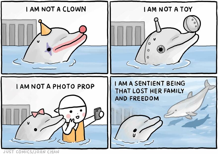 These Comics Showing The Suffering Of Animals Will Make You Think ( 77 Comics)