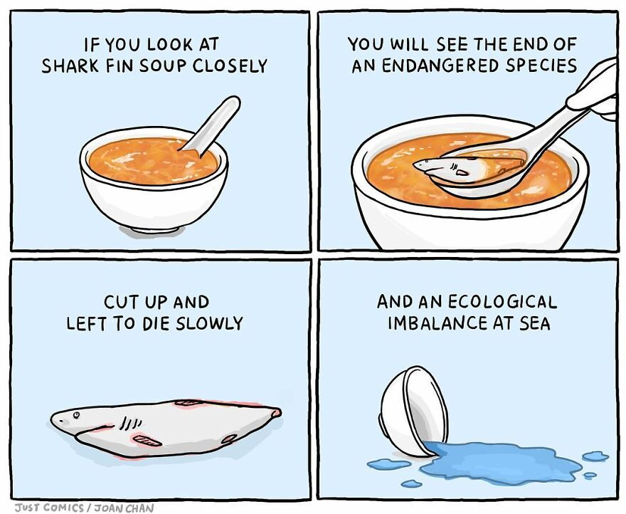 These Comics Showing The Suffering Of Animals Will Make You Think ( 77 Comics)