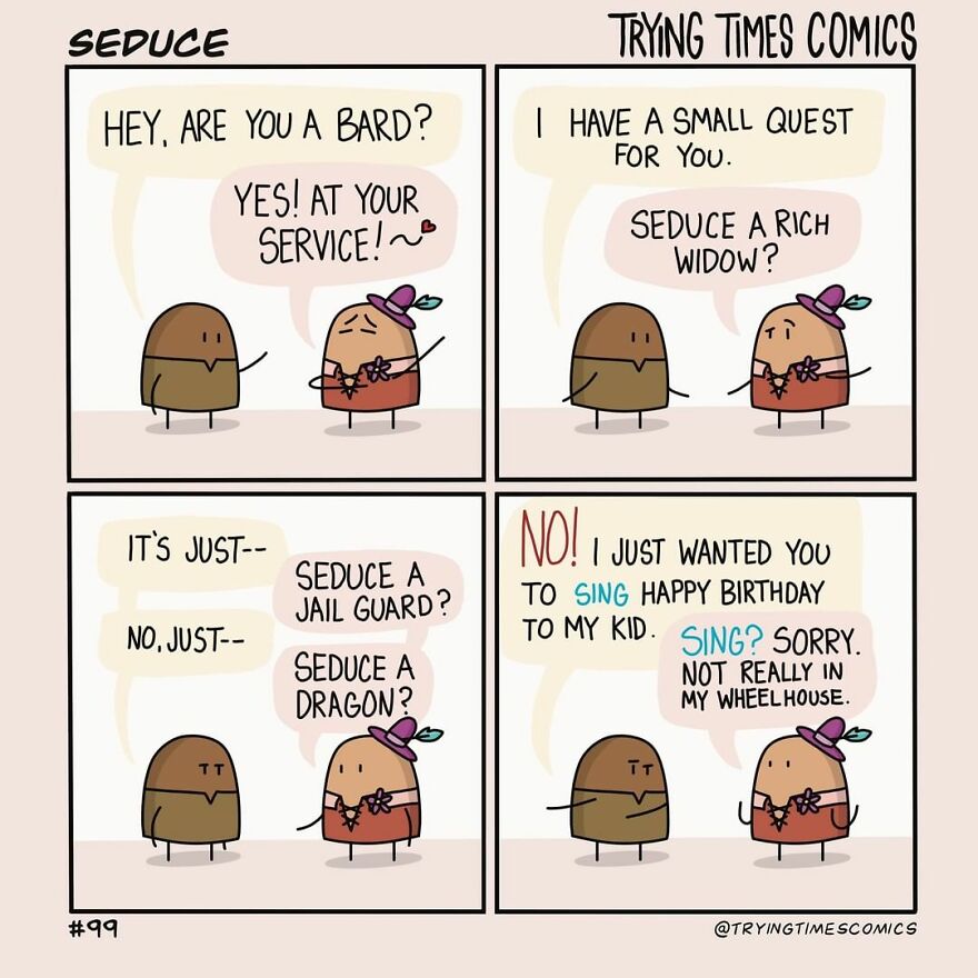 50 New Short And Funny Comics With Twisted Endings By Trying Times Comics