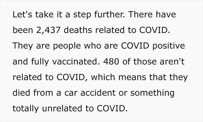 Mom Uses Math To School A Covid Skeptic On The Odds Of Surviving Covid With And Without A Vaccine