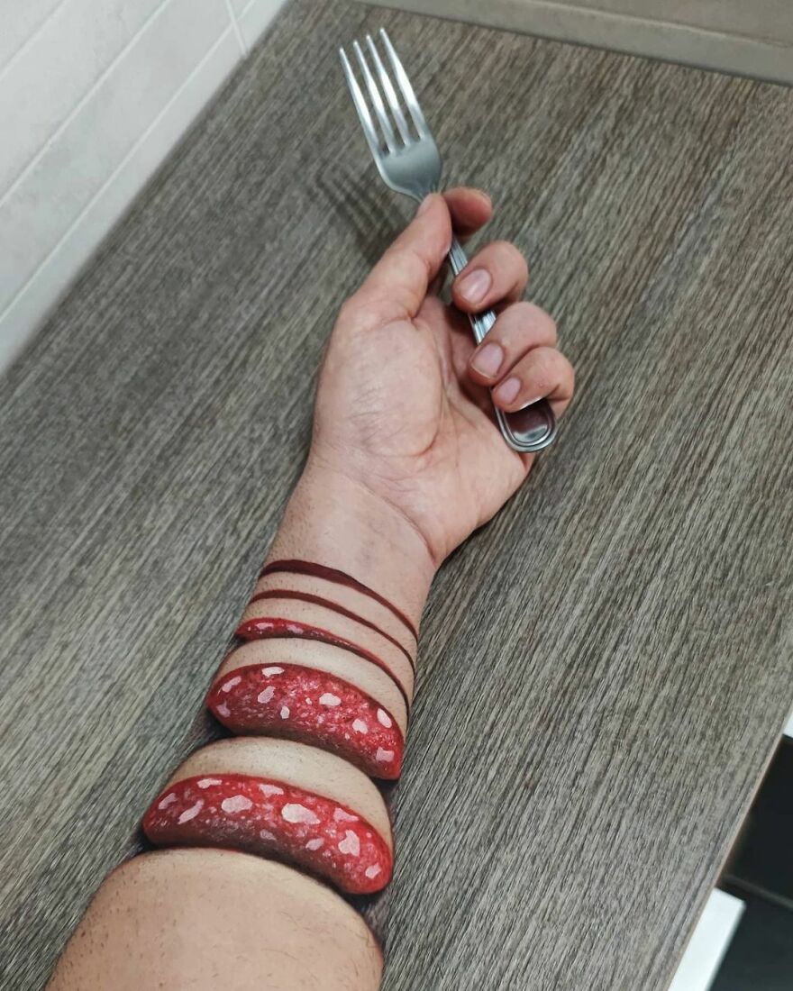 Italian Artist Continues To Amaze With Paintings On His Body (75 New Pics)