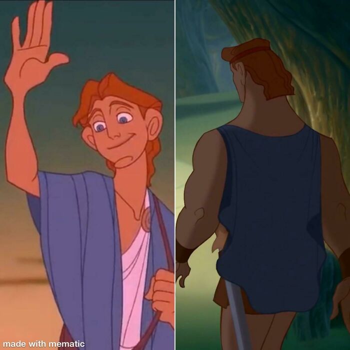 In Hercules (1997), The Cape Attached To Hercules’ Armor Is Actually The Shawl That Is Given To Him By His Adoptive Mother