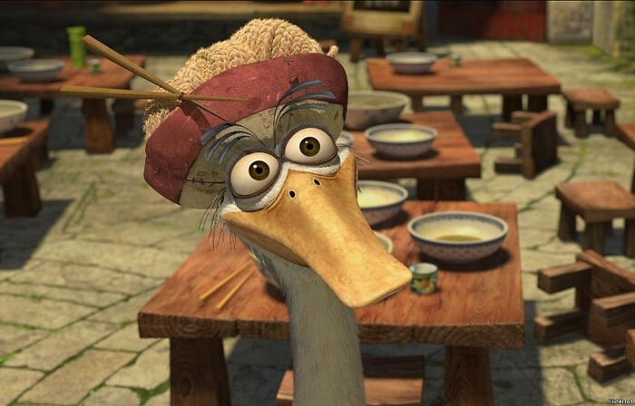 In Kung Fu Panda (2008), Po’s Father Owns A Noodle Shop. This Is Actually A Reference To His Voice Actor, James Hong. Hong’s Father Owned A Noodle Shop And Hong Would Often Work There. When The Filmmakers Learned About This, They Integrated It Into His Character