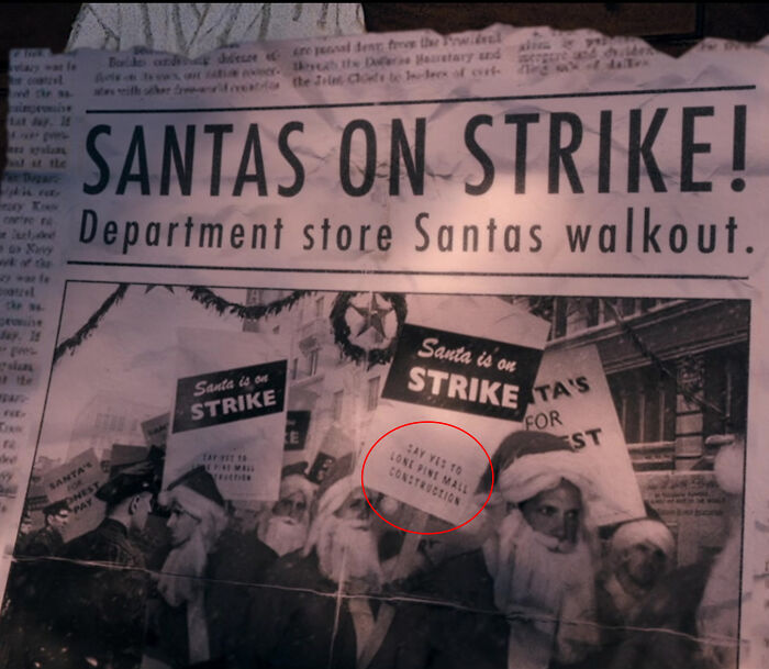 In The Polar Express (2004), A Protest Sign Says "Say Yes To Lone Pine Mall Construction". A Sneaky Reference To Back To The Future (1985). Both Movies Were Directed By Robert Zemeckis