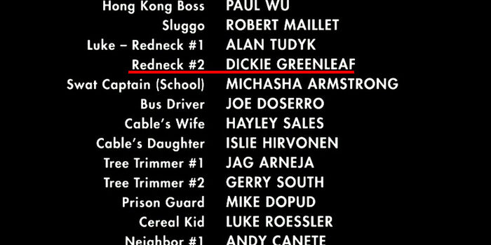 It's Well Known That Matt Damon Has A Cameo In Deadpool 2 (2018), However What's Less Well Known Is That He Is Credited As "Dickie Greenleaf". This Is A Reference To The Talented Mr. Ripley (1999), Jude Law's Character Was Named "Dickie Greenleaf"