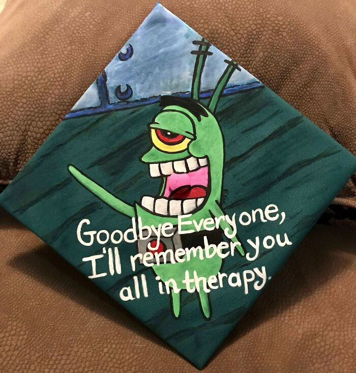 My Painted Graduation Cap
