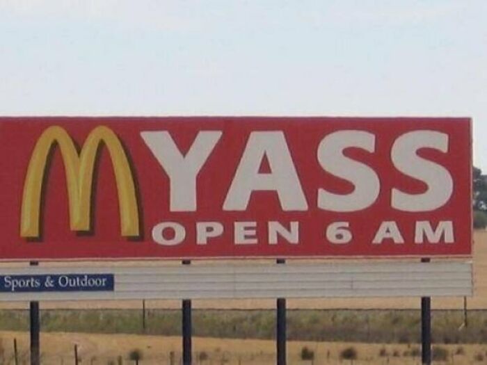 Mcdonalds In Yass, Australia, Definitely Knew