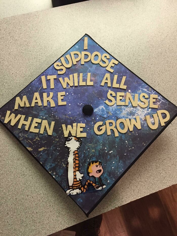 I Know People Have Done Stuff Similar But I Was Really Proud Of How My Graduation Cap Turned Out
