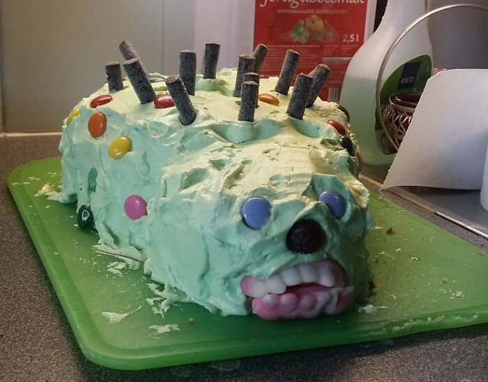 I Made A Hedgehog Cake For My Boyfriend Today