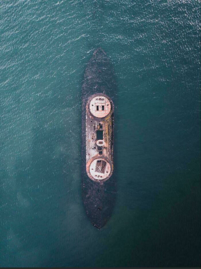 Outlet In A Blue Wall