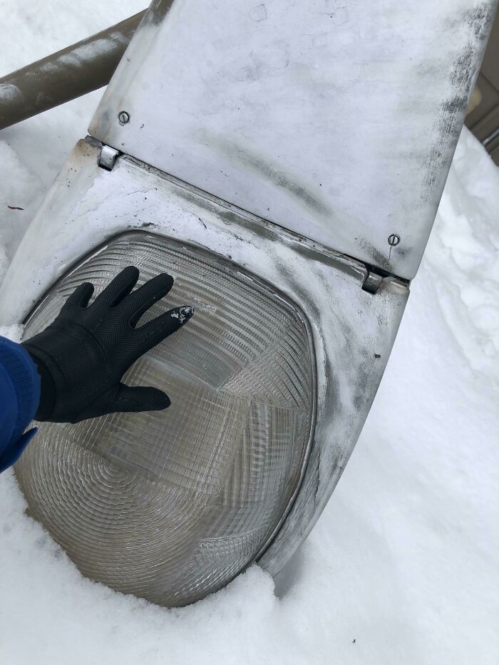 Outdoor Frozen Toilet