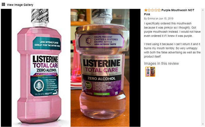 My Mouthwash Has To Be Purple...