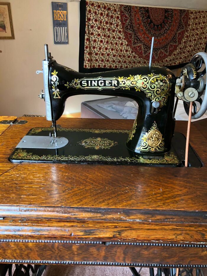 Buy It For Multiple Lives! 1916 Singer 66, My Main Sewing Machine