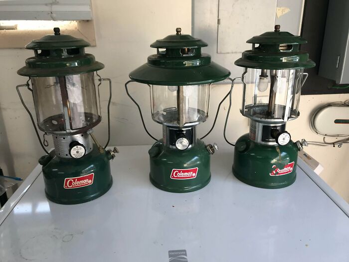 Coleman Lanterns 1965, 1973, 1977