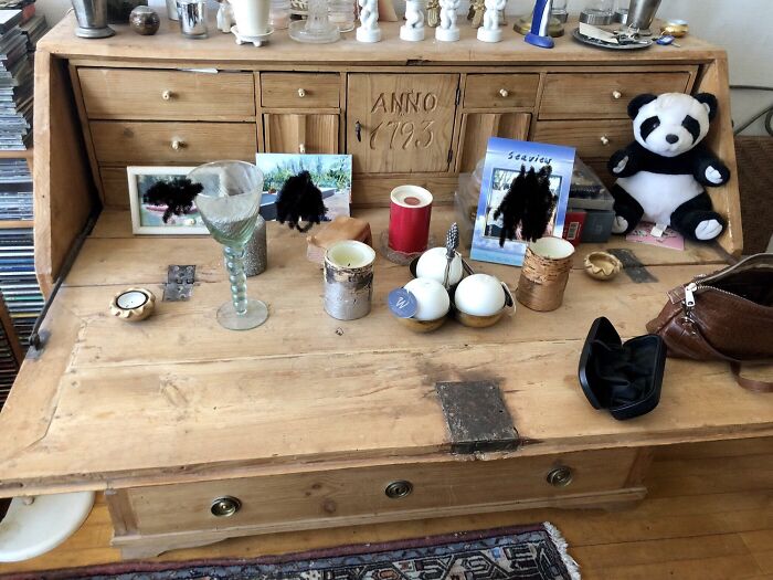 Was Told To Post My Grandparents Desk Here (228 Years Old)