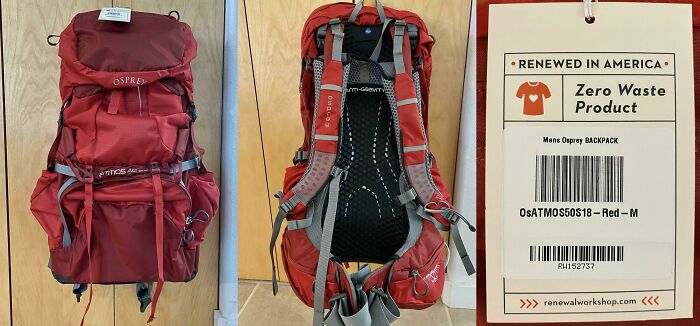 My "New" (Renewed) Osprey Ag 50 Backpack From The Renewal Workshop. Only $140 USD And Zero Waste!