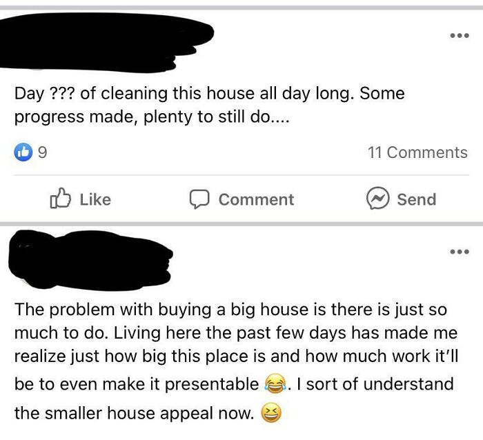 It’s So Hard To Clean My Big House…