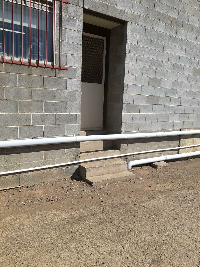 This Rear Exit To The Local Grocery Store