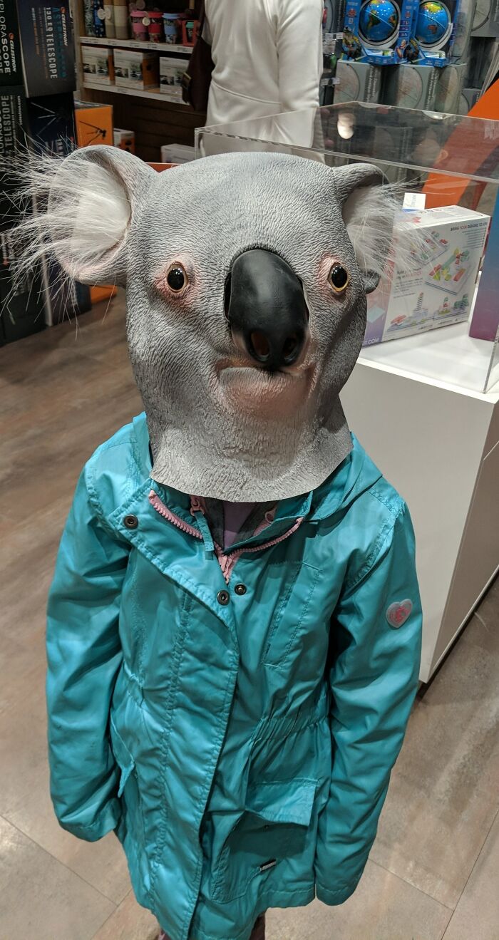 My Sister Started Crying In The Shopping Center So I Put This Over Her. Now I Can't Take Her Seriously