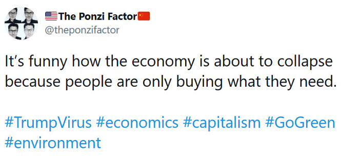 Come On Guys, We're Not Buying Enough Worthless Crap