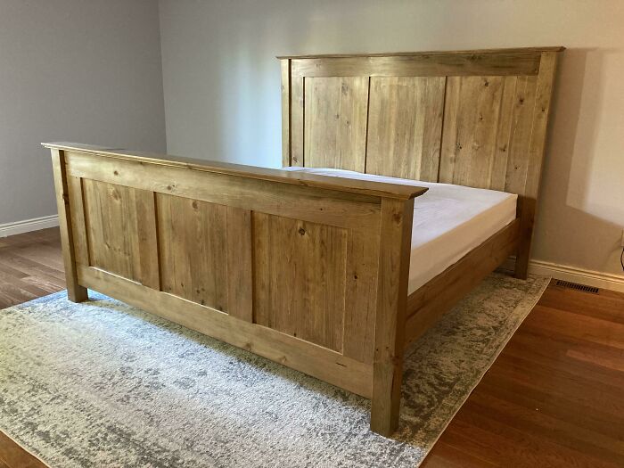 My First Attempt At A Bed