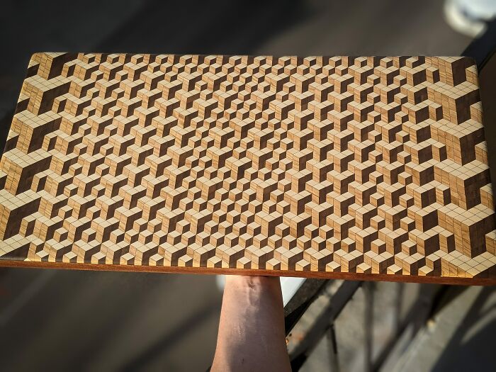 Another Patterned Serving Tray. At Least 1,000 Pieces I Would Guess