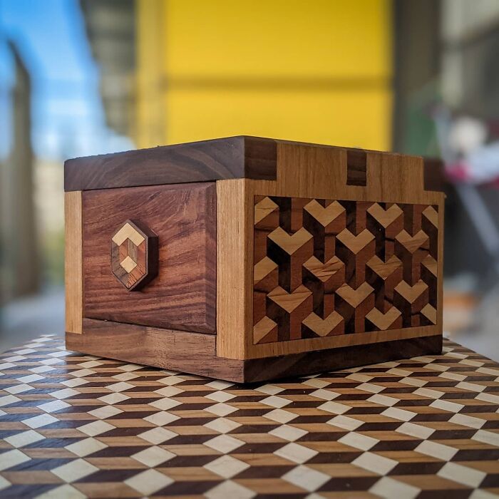Box I Finished A Few Weeks Ago. First Time Actually Getting Good Joinery (Not My First Try)!