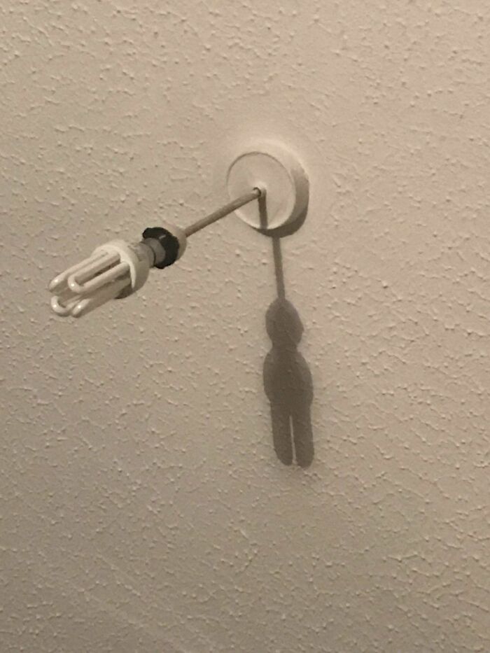 Shadow Cast By My Light Looks Like The Gingerbread Man Hanged Himself