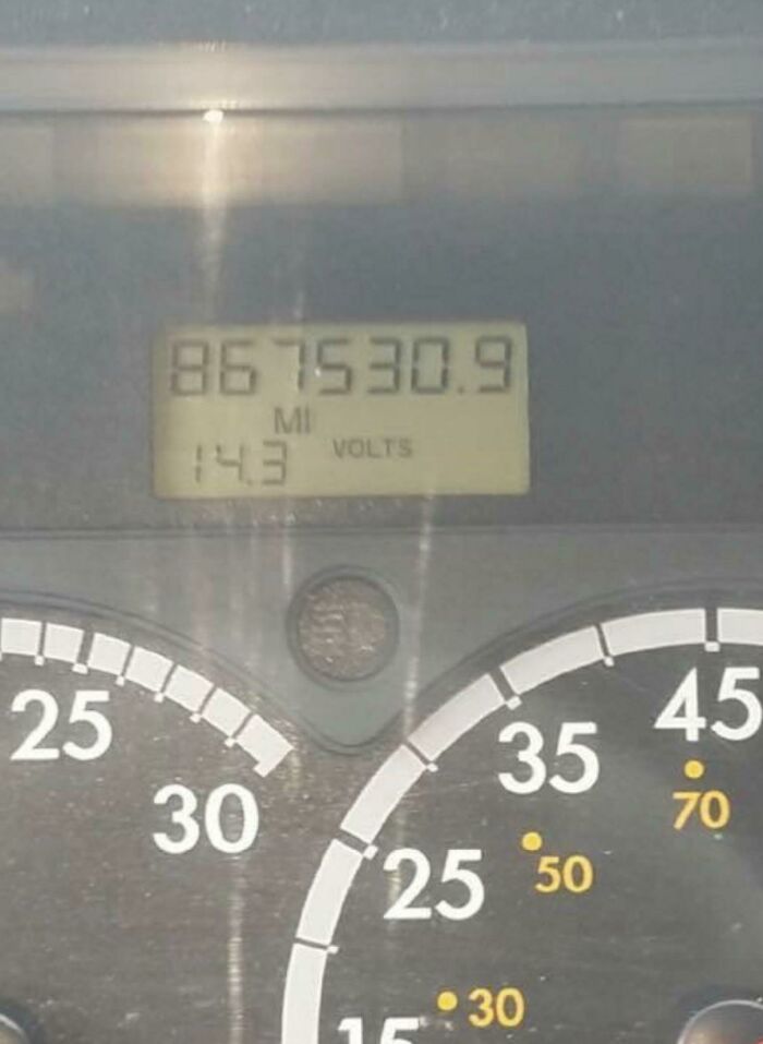 Jenny’s Number On My Dash On My Old Truck