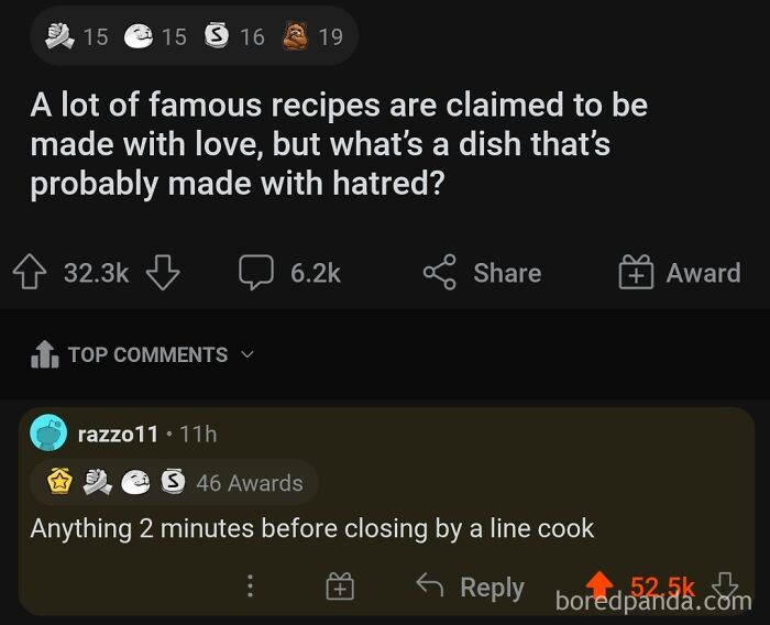 Some Meals Are More Hateful Than Others