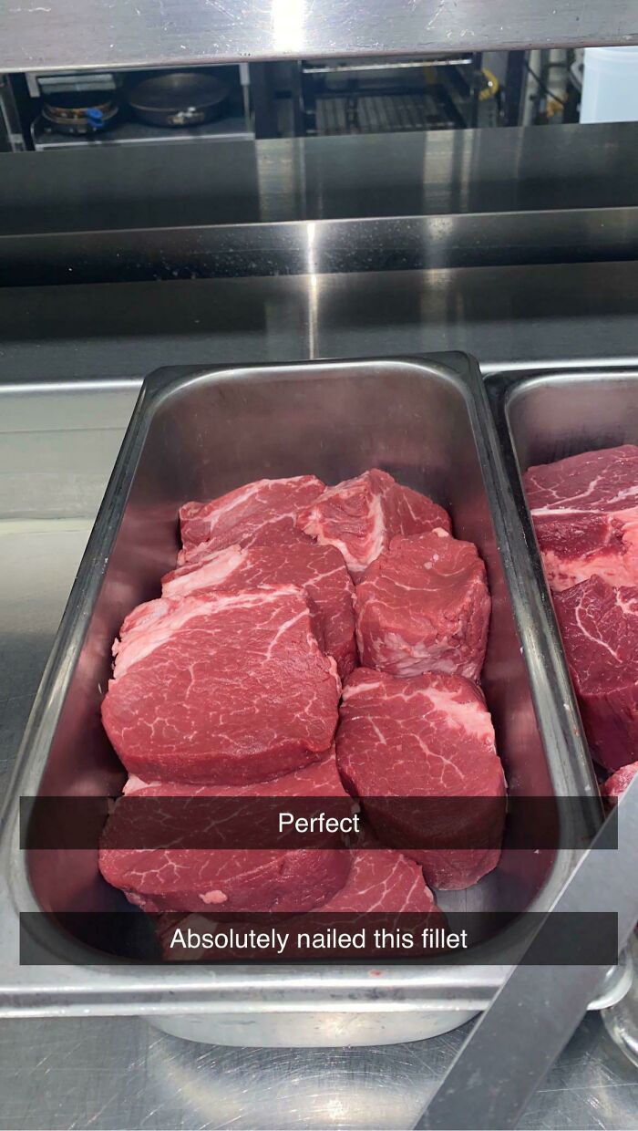 I’m A 16 Year Old Cook, Chef Put Me In Charge Of Butchering, I Was Very Nervous But I’m Getting Pretty Freakin Good