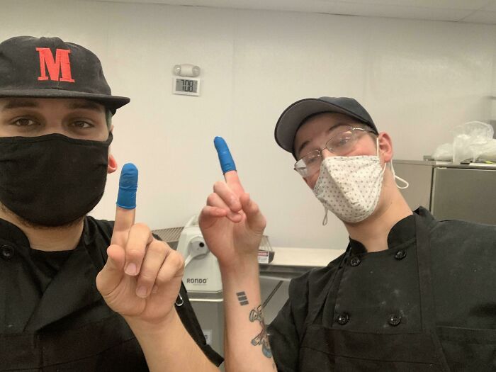 Well It’s Official, We Cut Ourselves On The Same Day So Now We’re Married By Kitchen Law