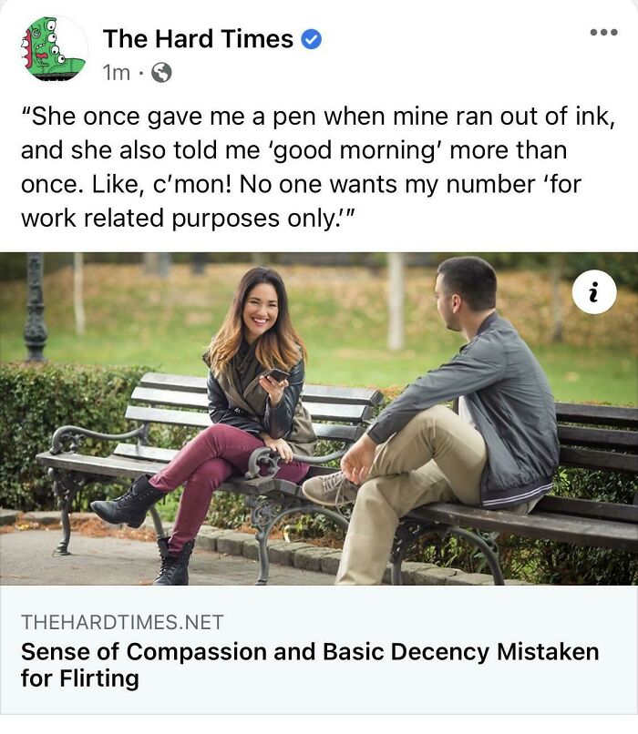 Saw This Post By The Hard Times And Immediately Thought Of This Sub