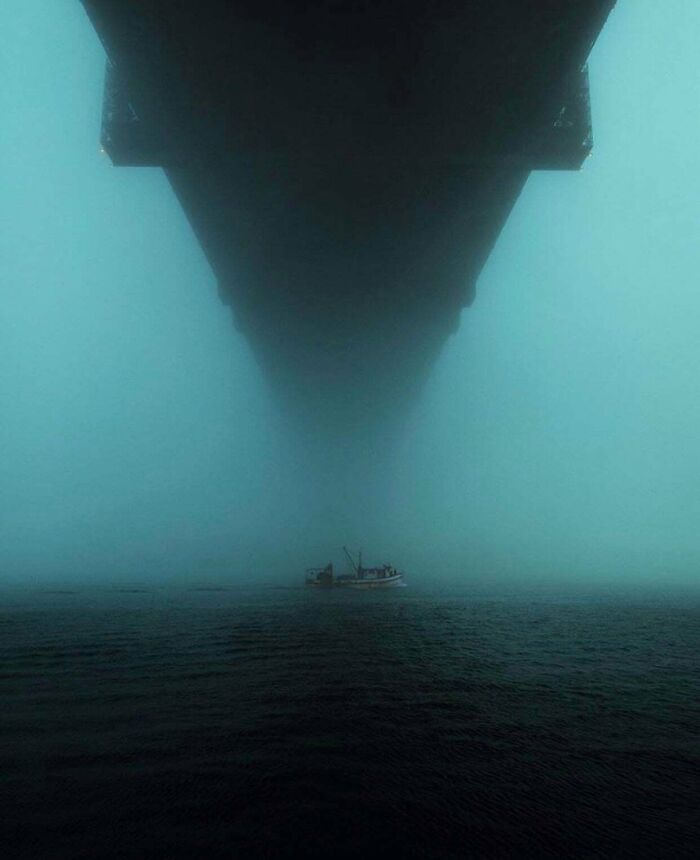 Boat Under The Bridge