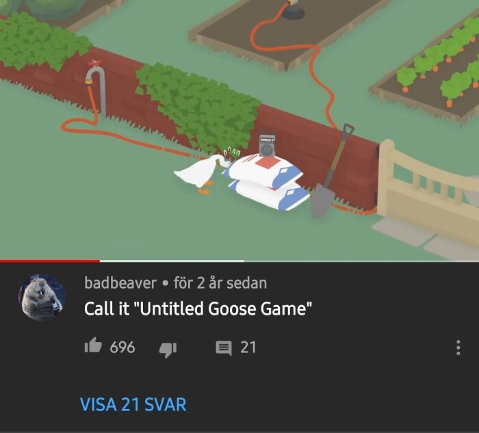 This Comment From Four Years Ago, When Untitled Goose Game Was Just A Fun Project Between Four Friends And Didn't Have An Official Name Yet