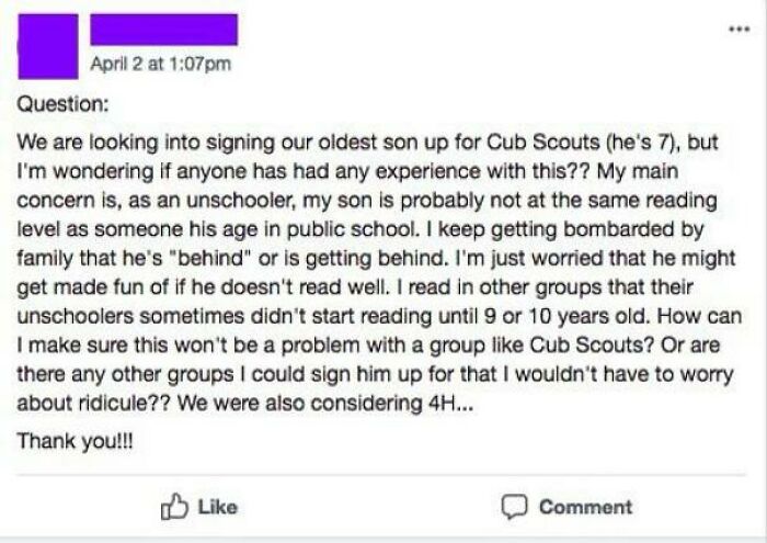 I Don’t Even Know What An Unschooler Is