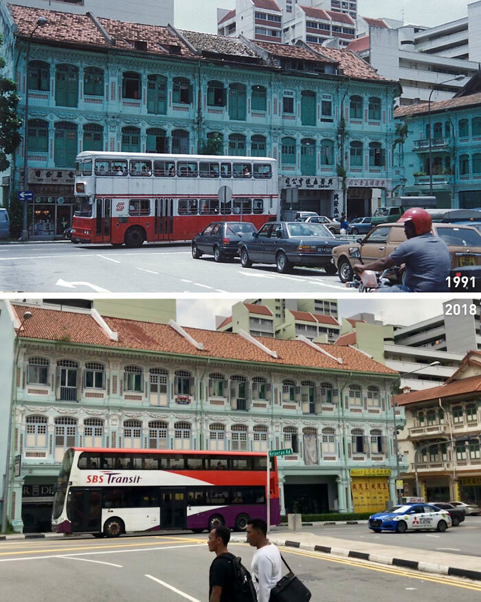 Singapore, 1991 vs. 2018