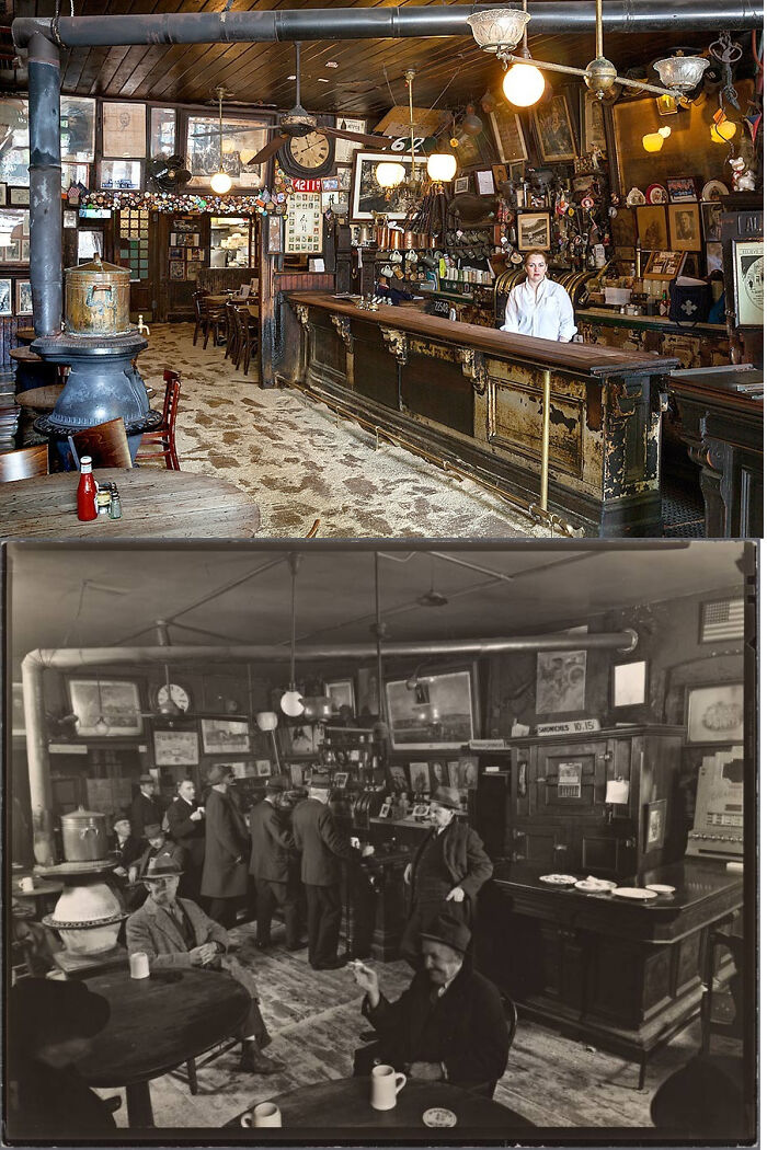 Mcsorleys Ale House NYC In The Present And 1937